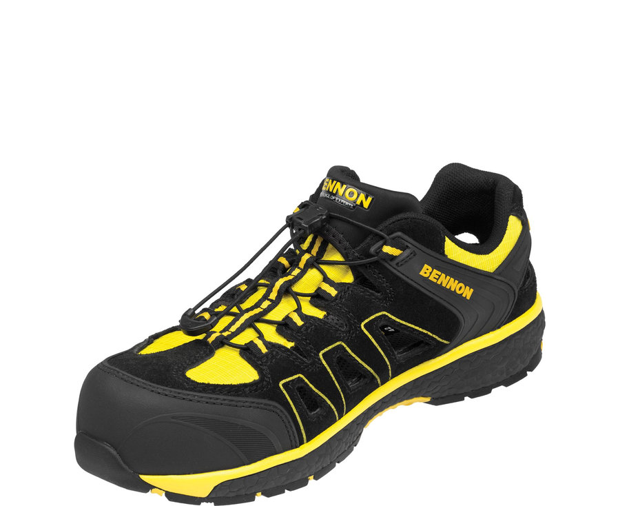 Bennon BOMBIS S1 ESD NM Yellow Sandal Bezpečnostná obuv