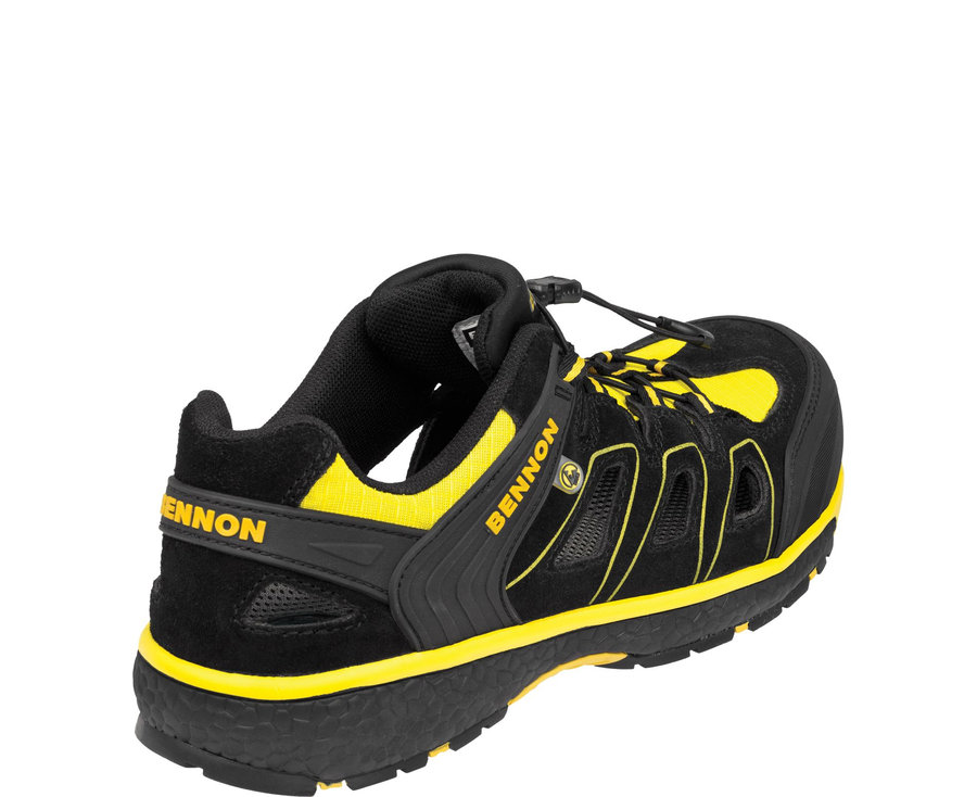 Bennon BOMBIS S1 ESD NM Yellow Sandal Bezpečnostná obuv