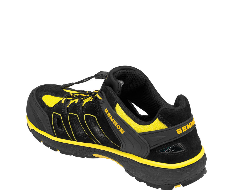 Bennon BOMBIS S1 ESD NM Yellow Sandal Bezpečnostná obuv
