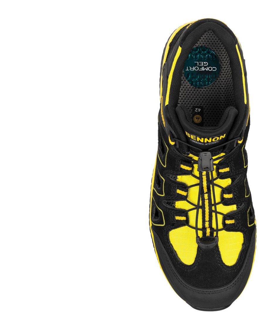 Bennon BOMBIS S1 ESD NM Yellow Sandal Bezpečnostná obuv