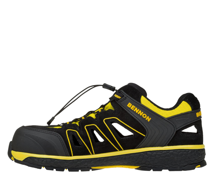 Bennon BOMBIS S1 ESD NM Yellow Sandal Bezpečnostná obuv