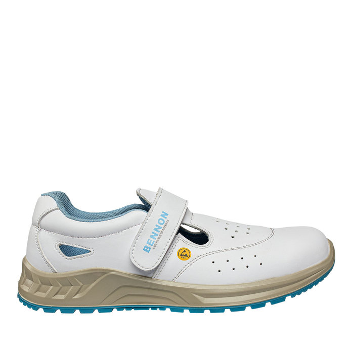 Bennon WHITE O1 ESD Sandal Pracovná obuv
