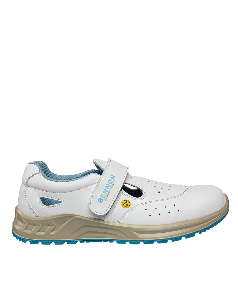 Bennon WHITE S1 ESD Sandal Bezpečnostná obuv