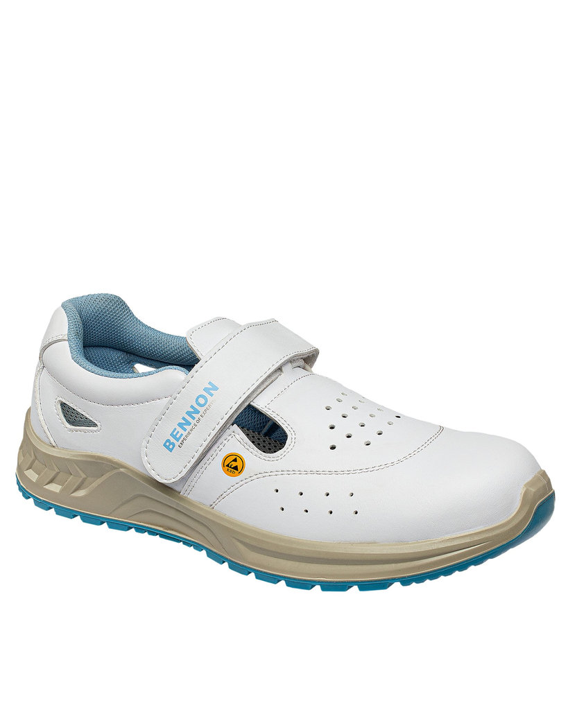 Bennon WHITE S1 ESD Sandal Bezpečnostná obuv