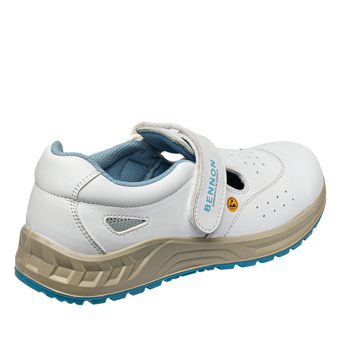 Bennon WHITE S1 ESD Sandal Bezpečnostná obuv