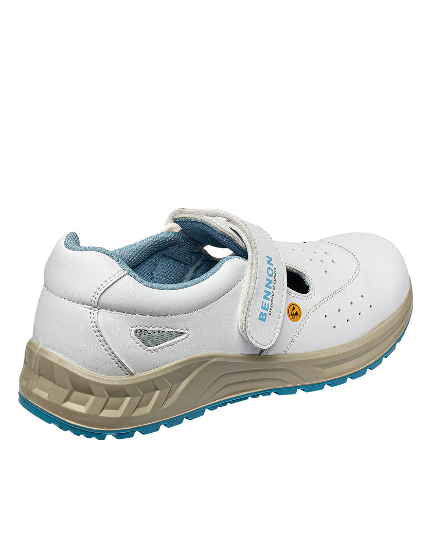 Bennon WHITE S1 ESD Sandal Bezpečnostná obuv