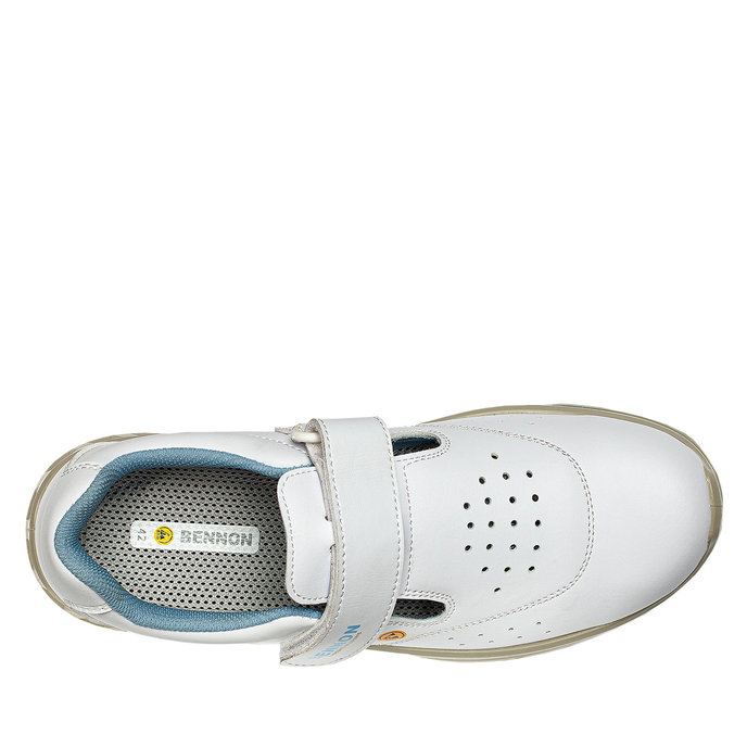 Bennon WHITE S1 ESD Sandal Bezpečnostná obuv