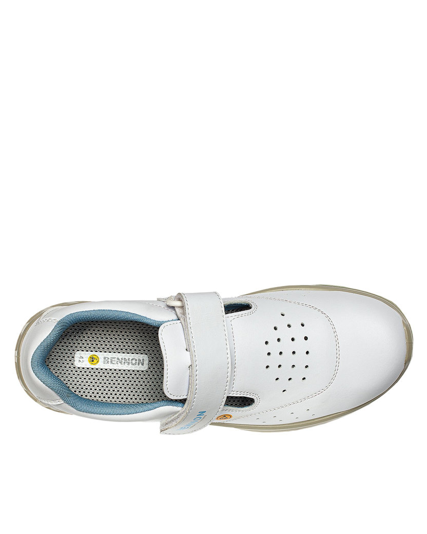 Bennon WHITE S1 ESD Sandal Bezpečnostná obuv