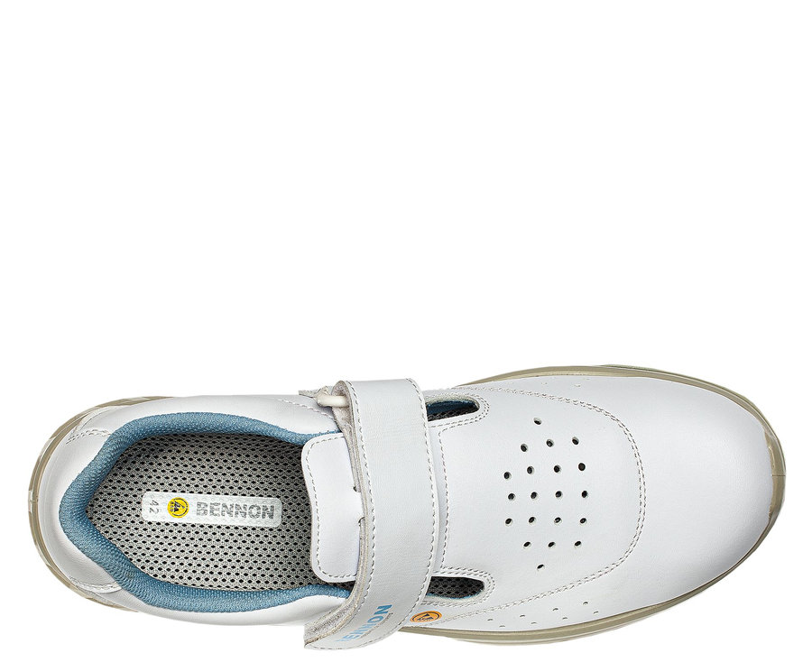 Bennon WHITE S1 ESD Sandal Bezpečnostná obuv