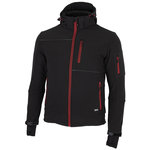 Bennon RUFUS Jacket black/red Softshellová bunda