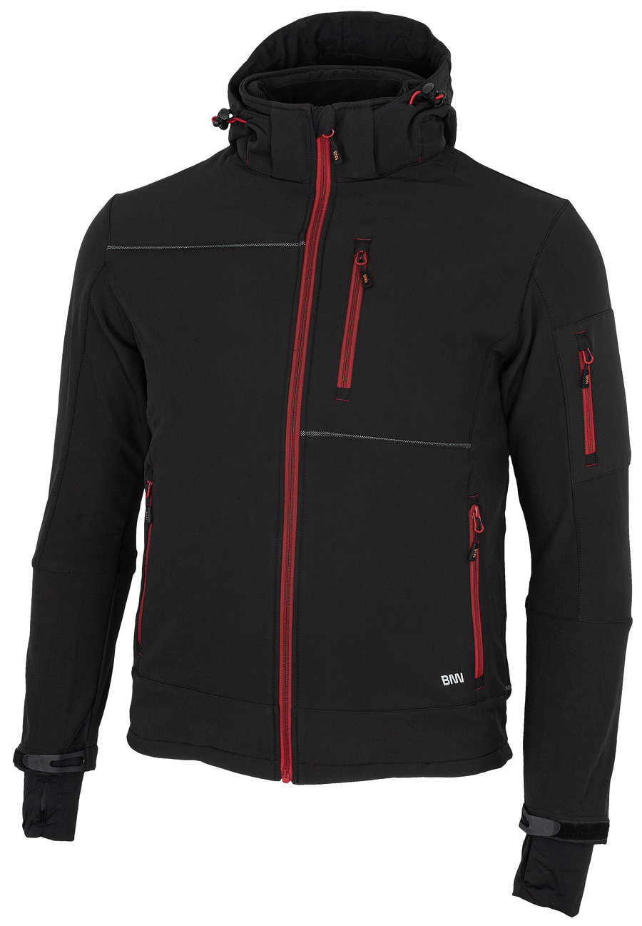 Bennon RUFUS Jacket black/red Softshellová bunda