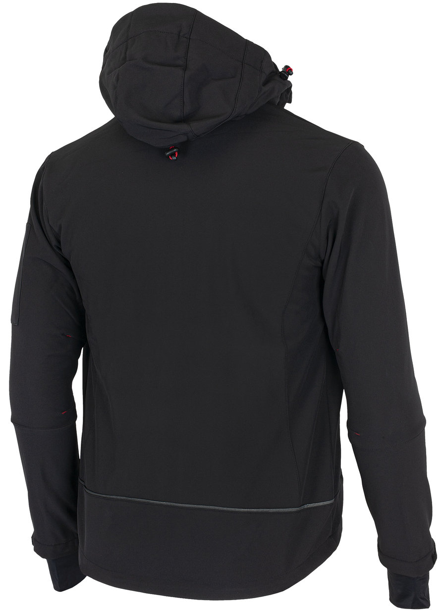 Bennon RUFUS Jacket black/red Softshellová bunda