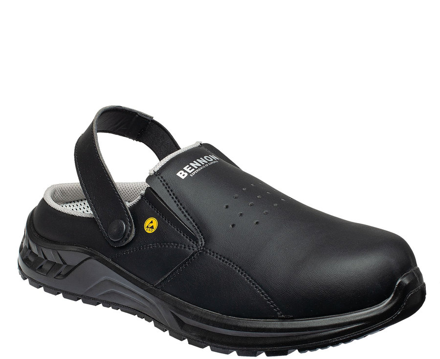 Bennon BLACK OB ESD Slipper Pracovná obuv