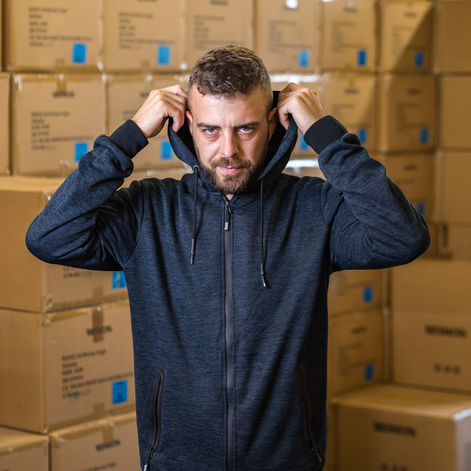 Bennon Olympos Sweatshirt Blue/Grey Mikina