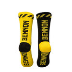 Bennon BENNONKY Black/Yellow Socks Ponožky