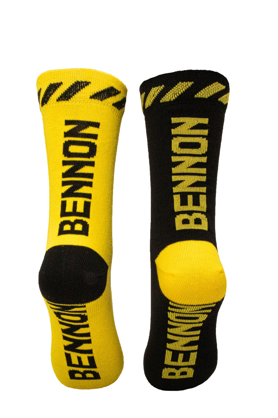 Bennon BENNONKY Black/Yellow Socks Ponožky