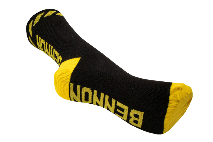 Bennon BENNONKY Black/Yellow Socks Ponožky
