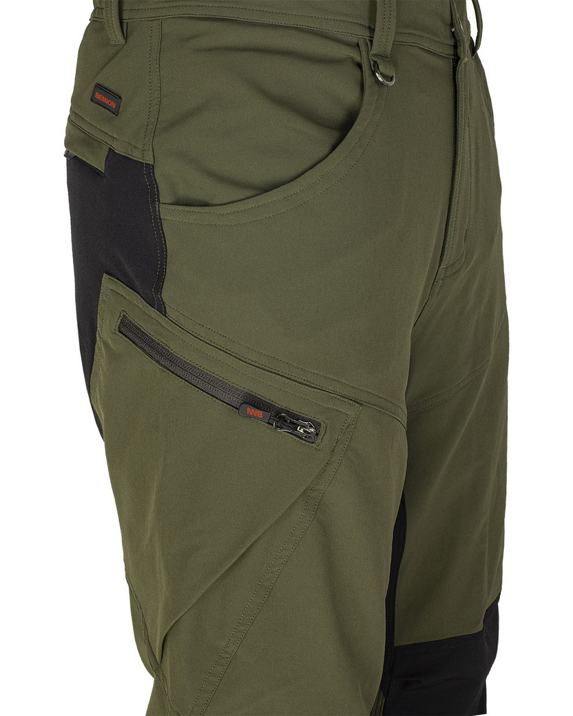 Bennon FOBOS Trousers green/black Outdoorové nohavice