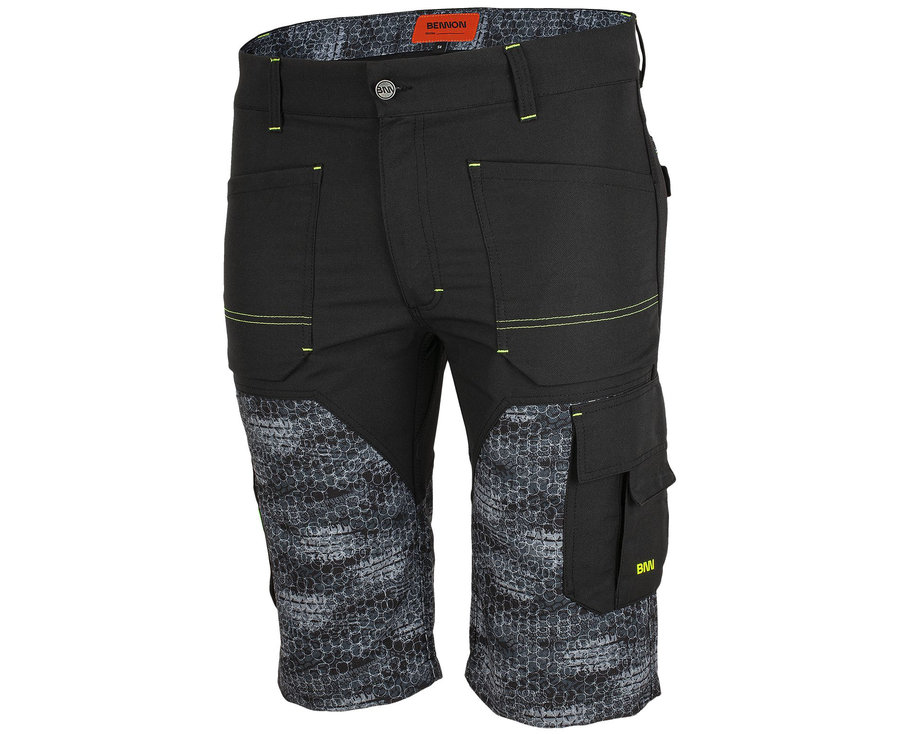 Bennon PREDATOR Shorts black/grey Pracovné kraťasy