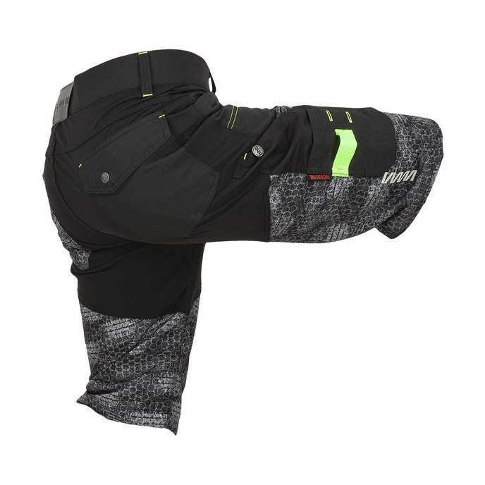 Bennon PREDATOR Shorts black/grey Pracovné kraťasy