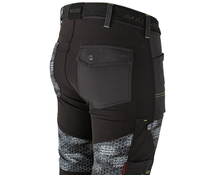 Bennon PREDATOR Trousers black/grey Pracovné nohavice