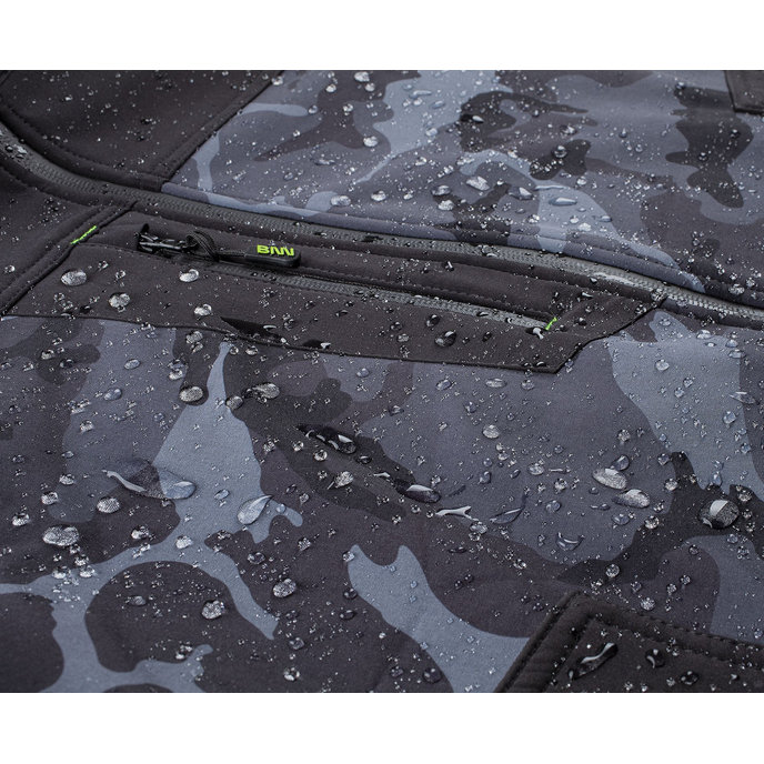 Bennon CAMOS Jacket black/grey Softshellová bunda