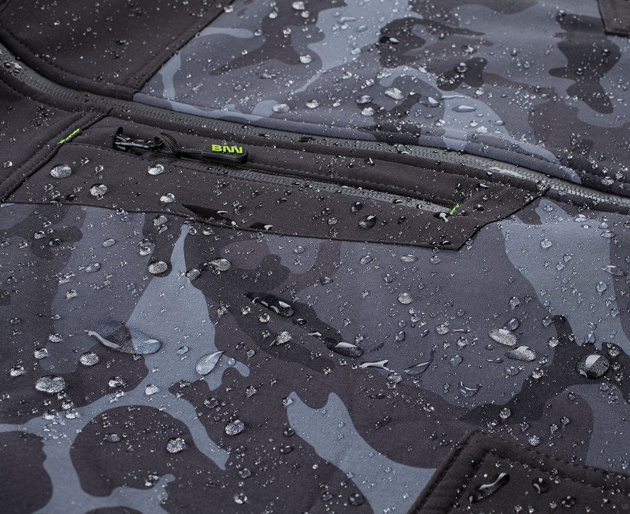 Bennon CAMOS Jacket black/grey Softshellová bunda