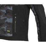 Bennon CAMOS Jacket black/grey Softshellová bunda