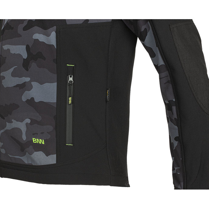 Bennon CAMOS Jacket black/grey Softshellová bunda
