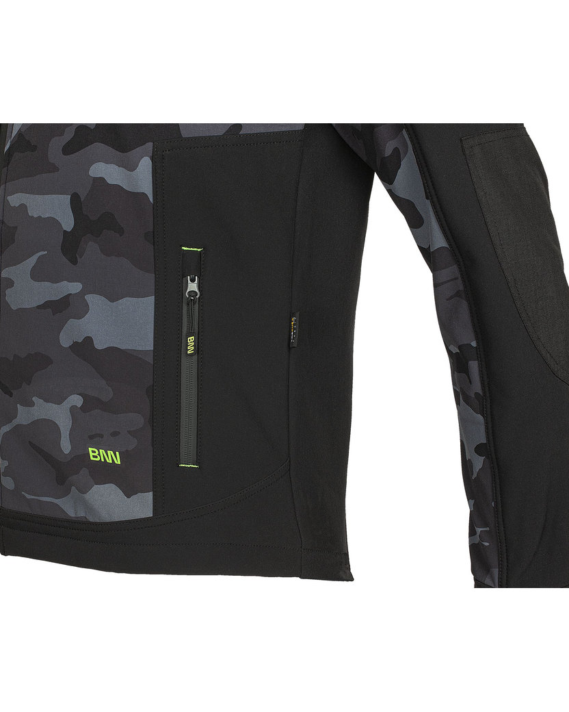 Bennon CAMOS Jacket black/grey Softshellová bunda