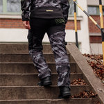 Bennon CAMOS Trousers black/grey Softshellové nohavice