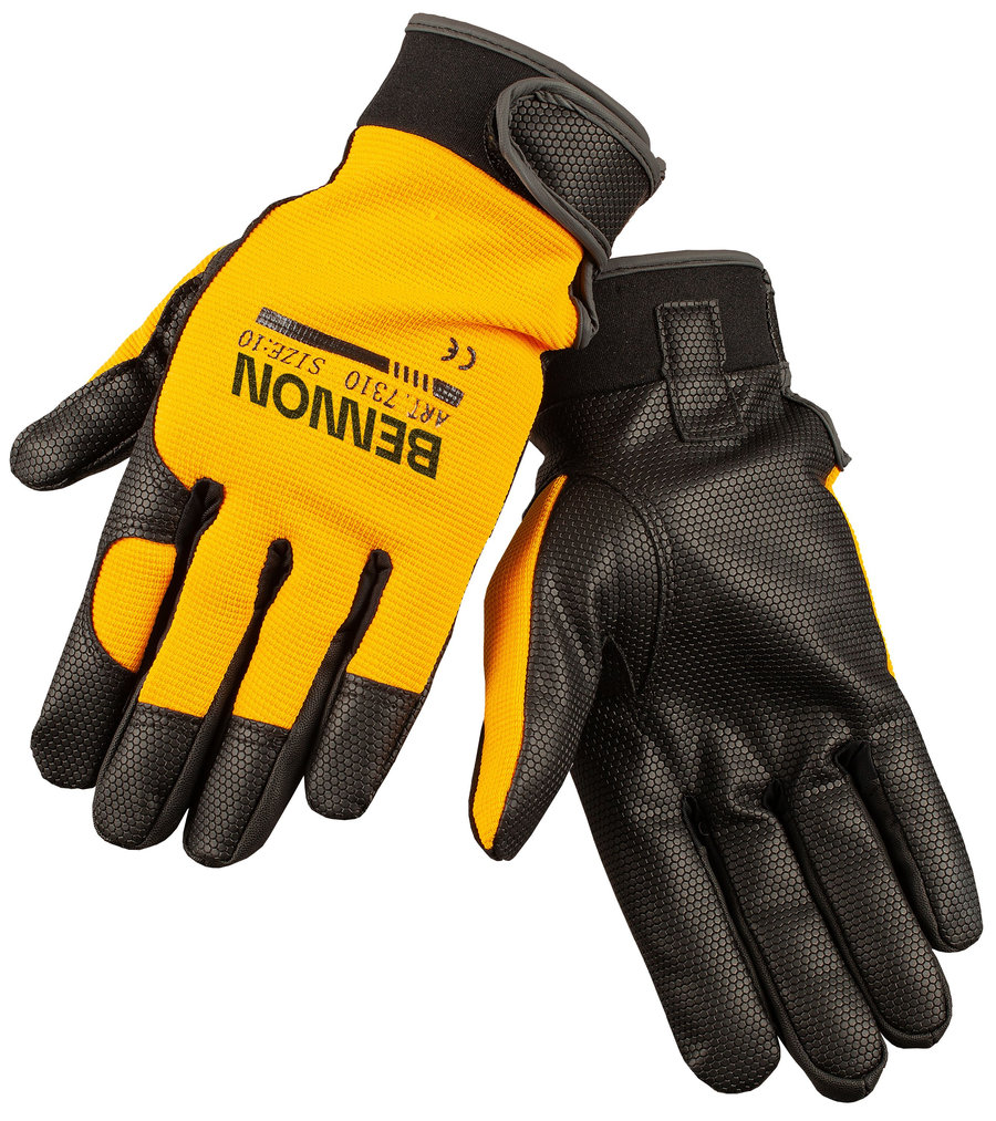 Bennon KALYTOS Gloves yellow/black Pracovné rukavice