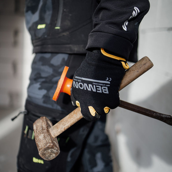 Bennon KALYTOS WTR Gloves black/yellow Zimné pracovné rukavice