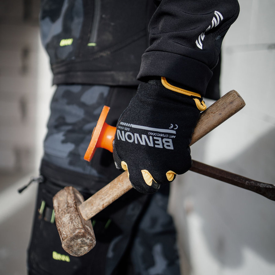 Bennon KALYTOS WTR Gloves black/yellow Zimné pracovné rukavice