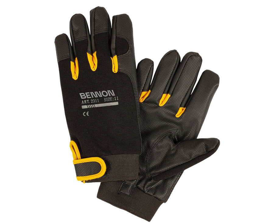 Bennon KALYTOS WTR Gloves black/yellow Zimné pracovné rukavice