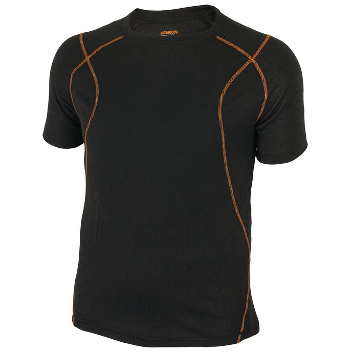 Bennon ARTEMIOS Short Sleeve T-Shirt black Termo tričko