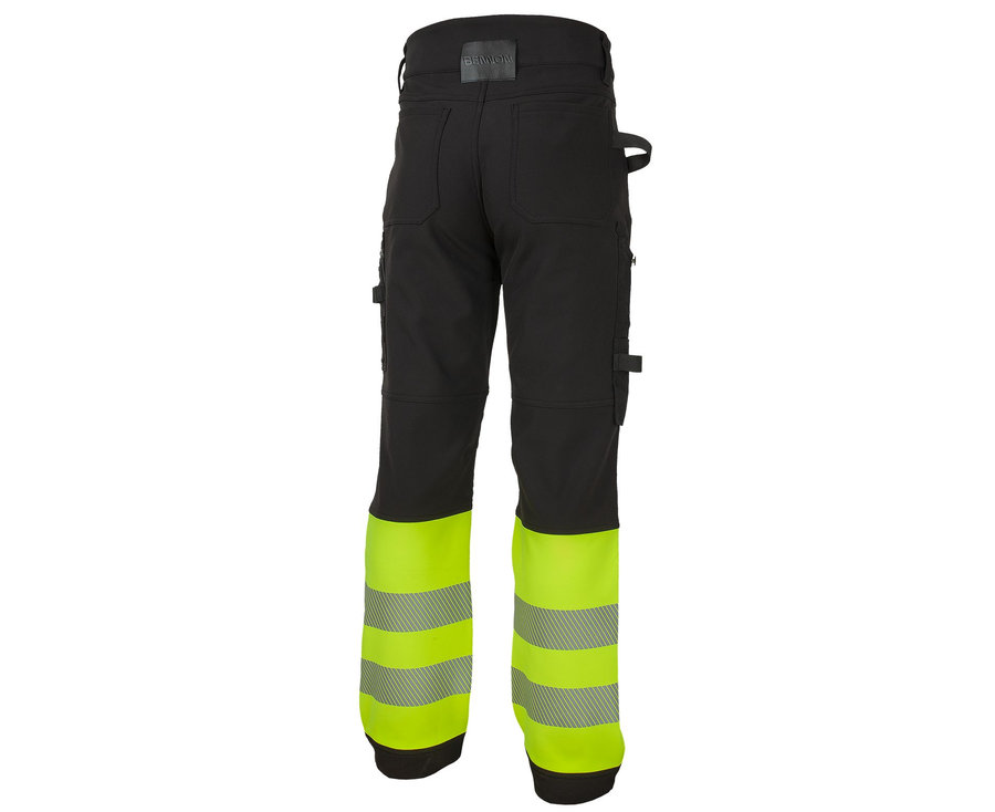 Bennon REFLECTOS Trousers black/yellow Reflexné nohavice