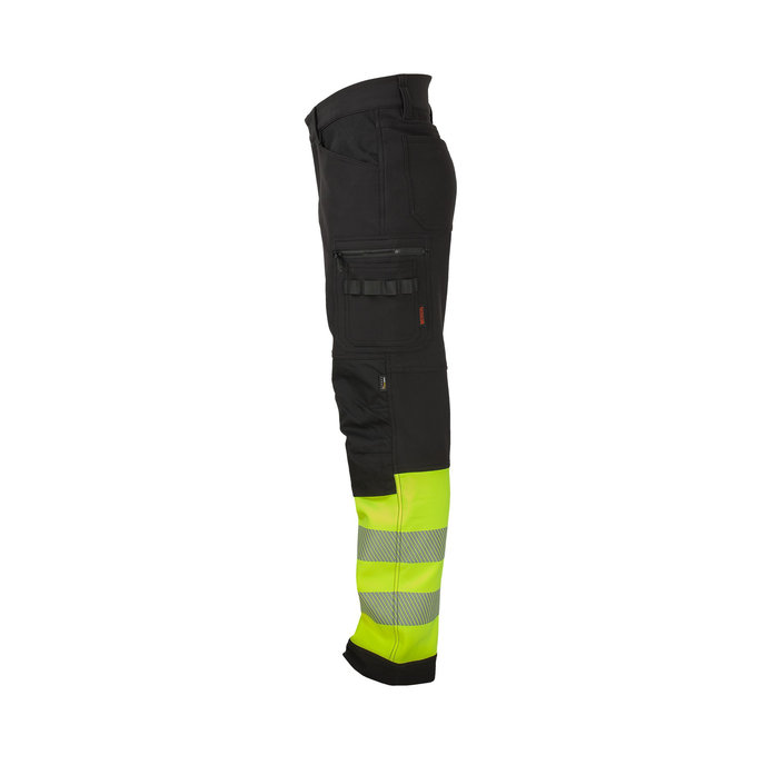 Bennon REFLECTOS Trousers black/yellow Reflexné nohavice