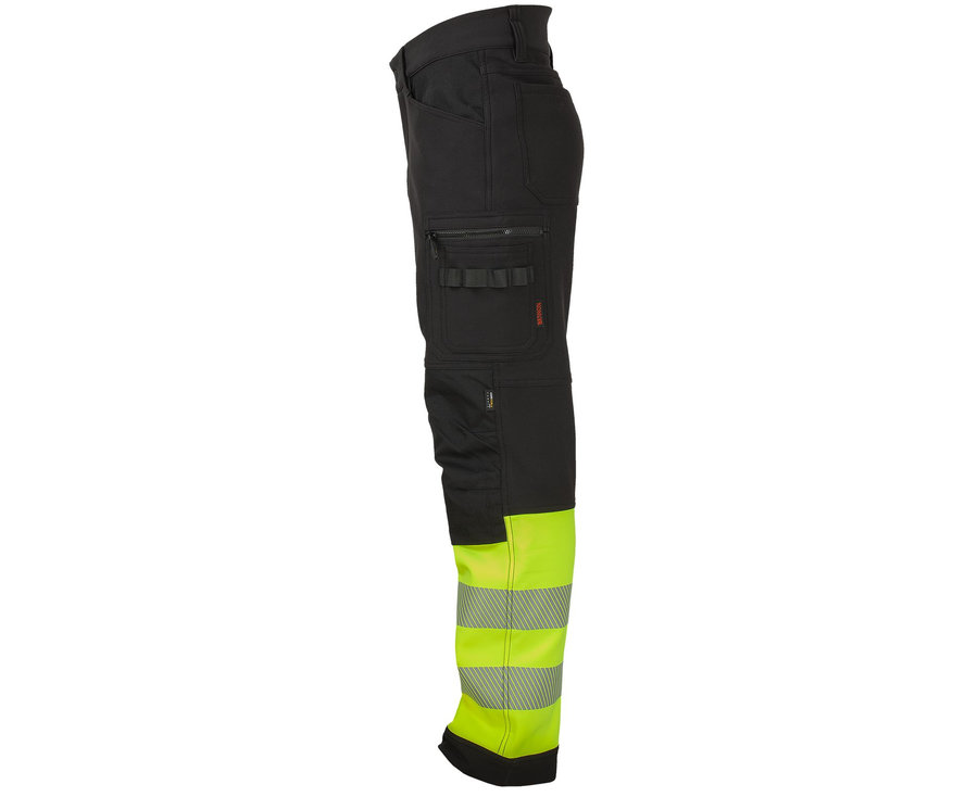 Bennon REFLECTOS Trousers black/yellow Reflexné nohavice