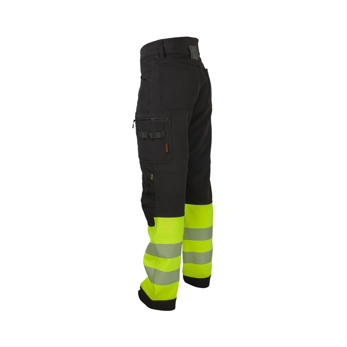 Bennon REFLECTOS Trousers black/yellow Reflexné nohavice