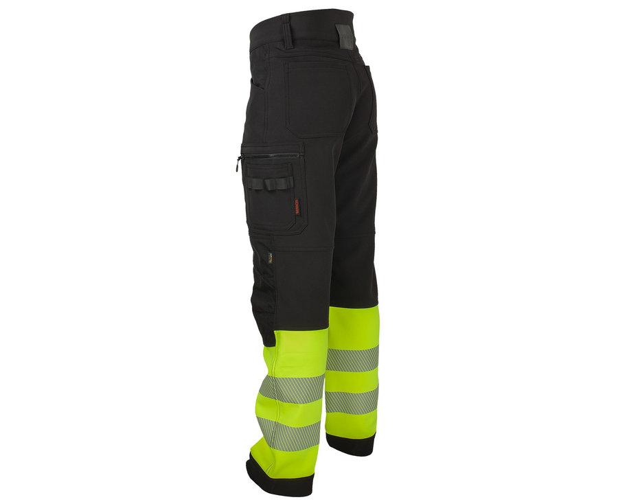 Bennon REFLECTOS Trousers black/yellow Reflexné nohavice