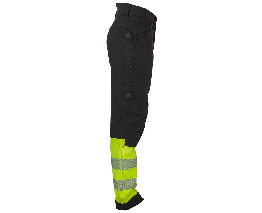 Bennon REFLECTOS Trousers black/yellow Reflexné nohavice