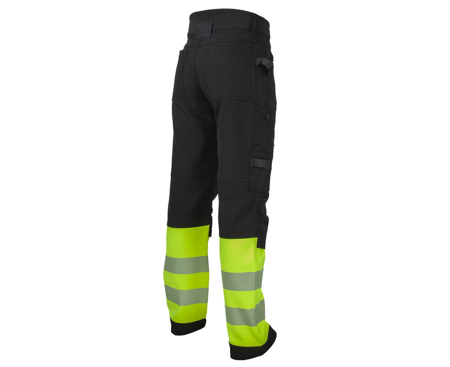 Bennon REFLECTOS Trousers black/yellow Reflexné nohavice