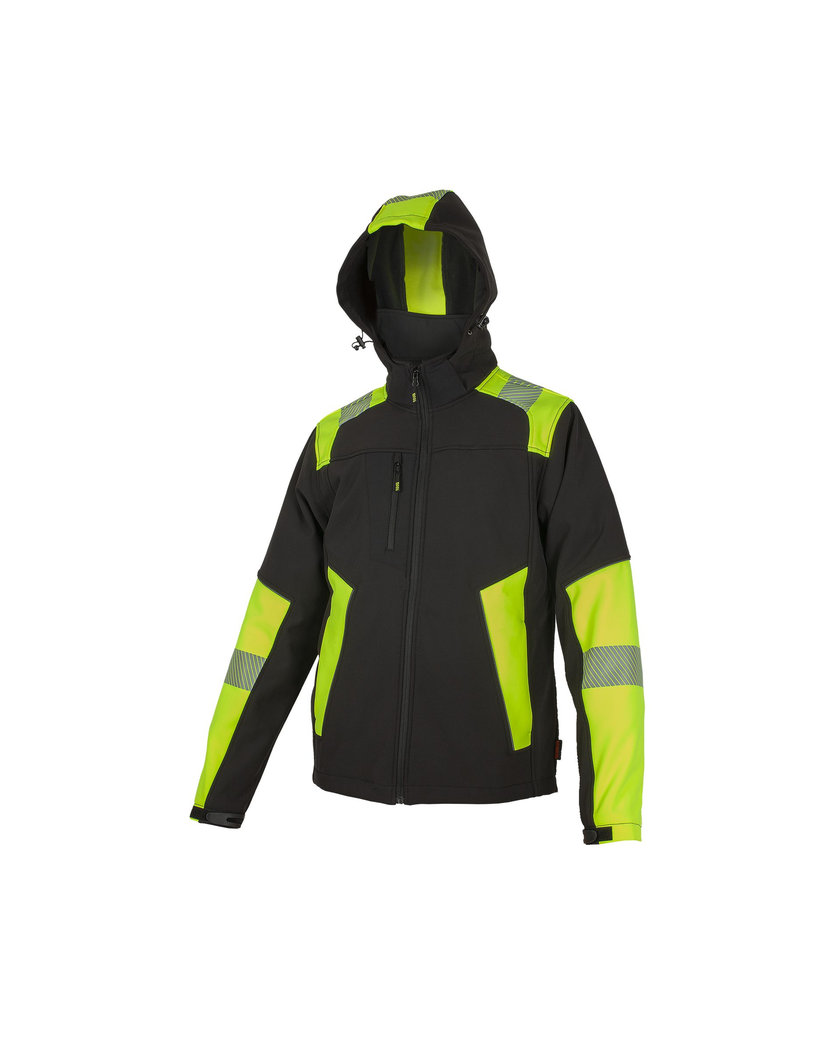 Bennon REFLECTOS Jacket black/yellow Zimná bunda