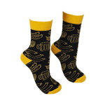 Bennon BENNONKY Beer Socks black/yellow Ponožky