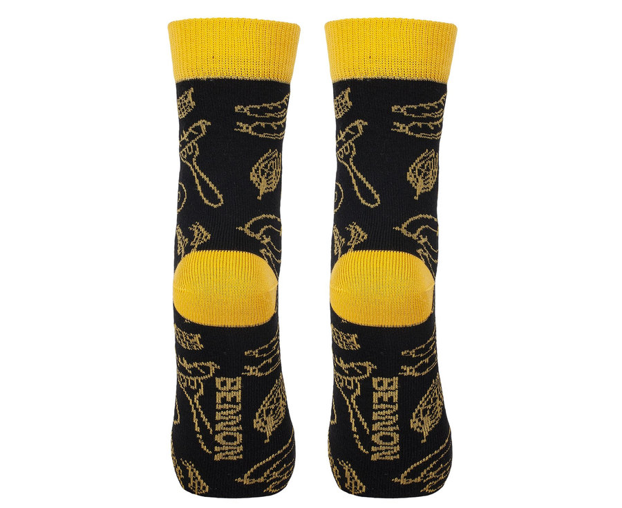 Bennon BENNONKY Beer Socks black/yellow Ponožky