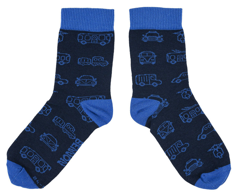 Bennon BENNONKY Car Socks blue Ponožky