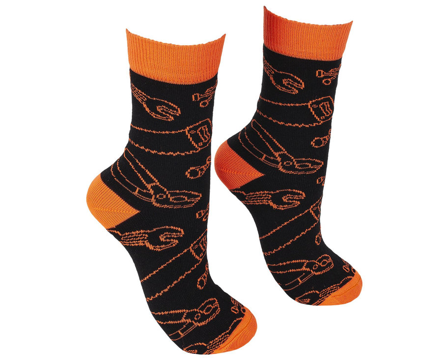 Bennon BENNONKY Tool Socks black/orange Ponožky