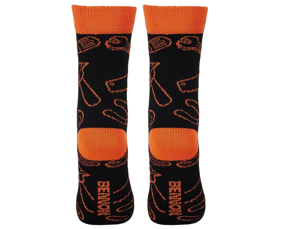 Bennon BENNONKY Tool Socks black/orange Ponožky