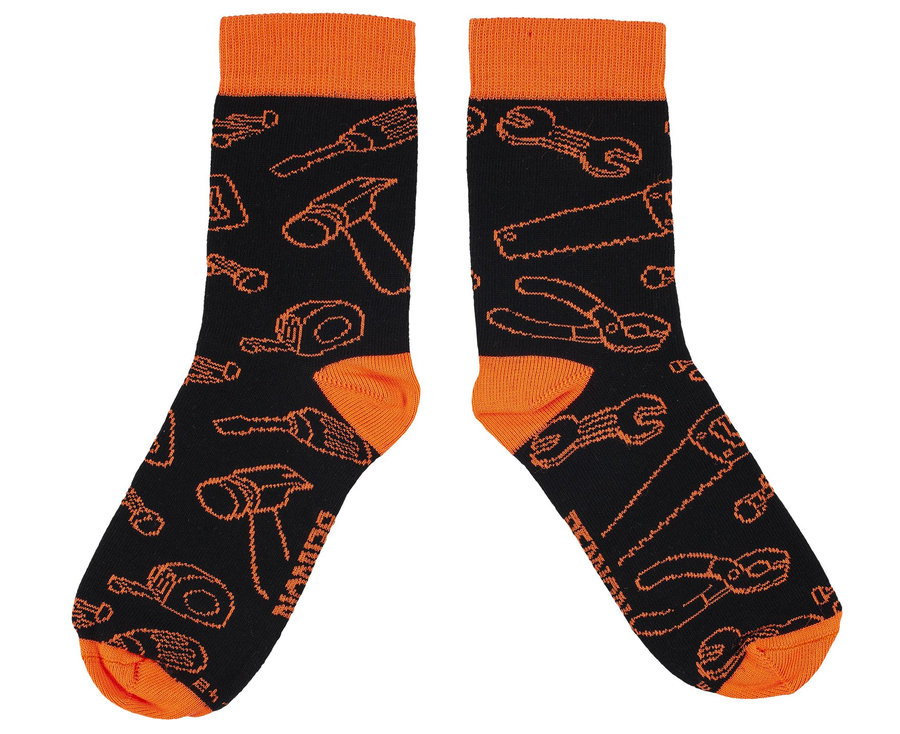 Bennon BENNONKY Tool Socks black/orange Ponožky